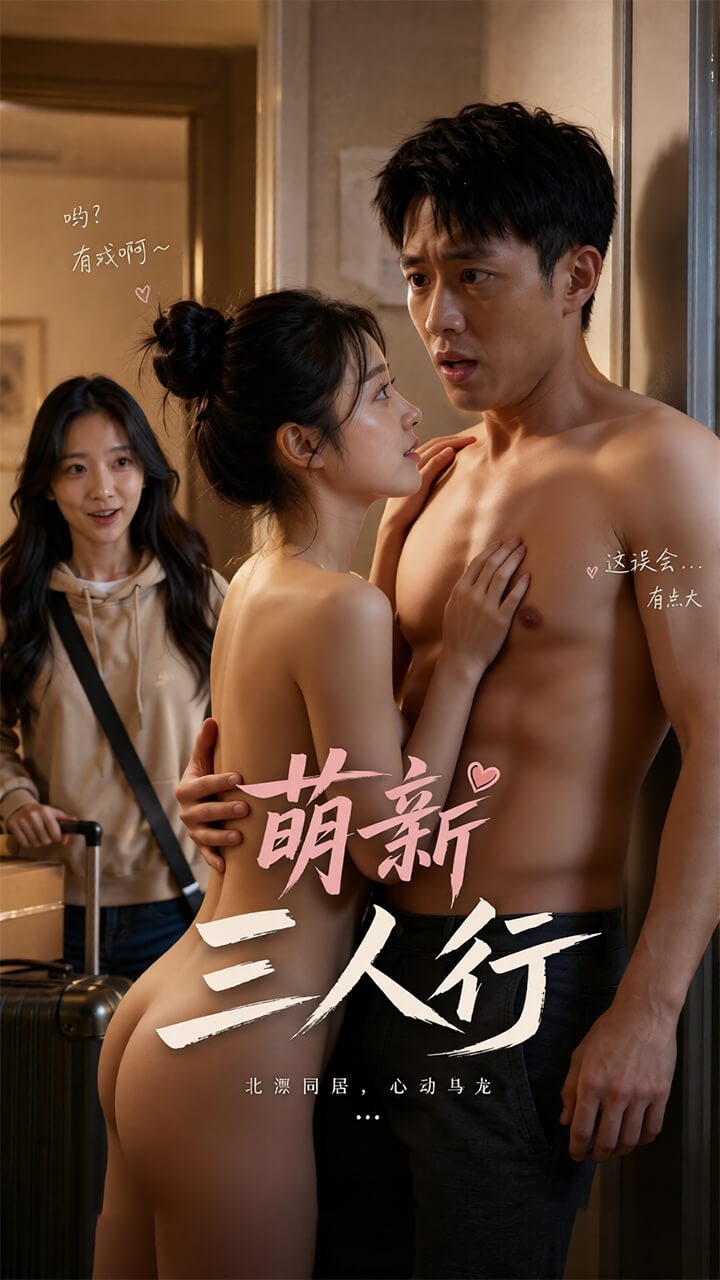 萌新三人行海报